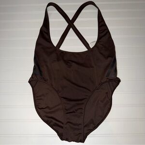 adidas Womens Train Icons 3 Stripe Leotard medium NWT